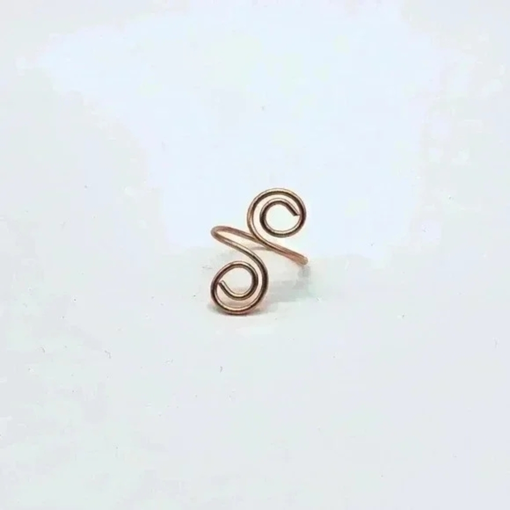 Handcrafted Adjustable Copper Wire Ring